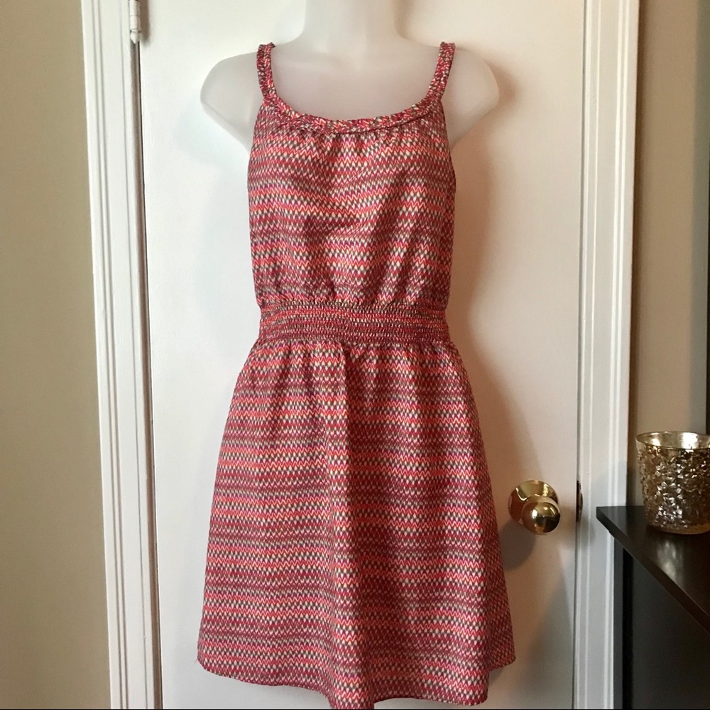 GAP Summer Dress Zig Zag Print